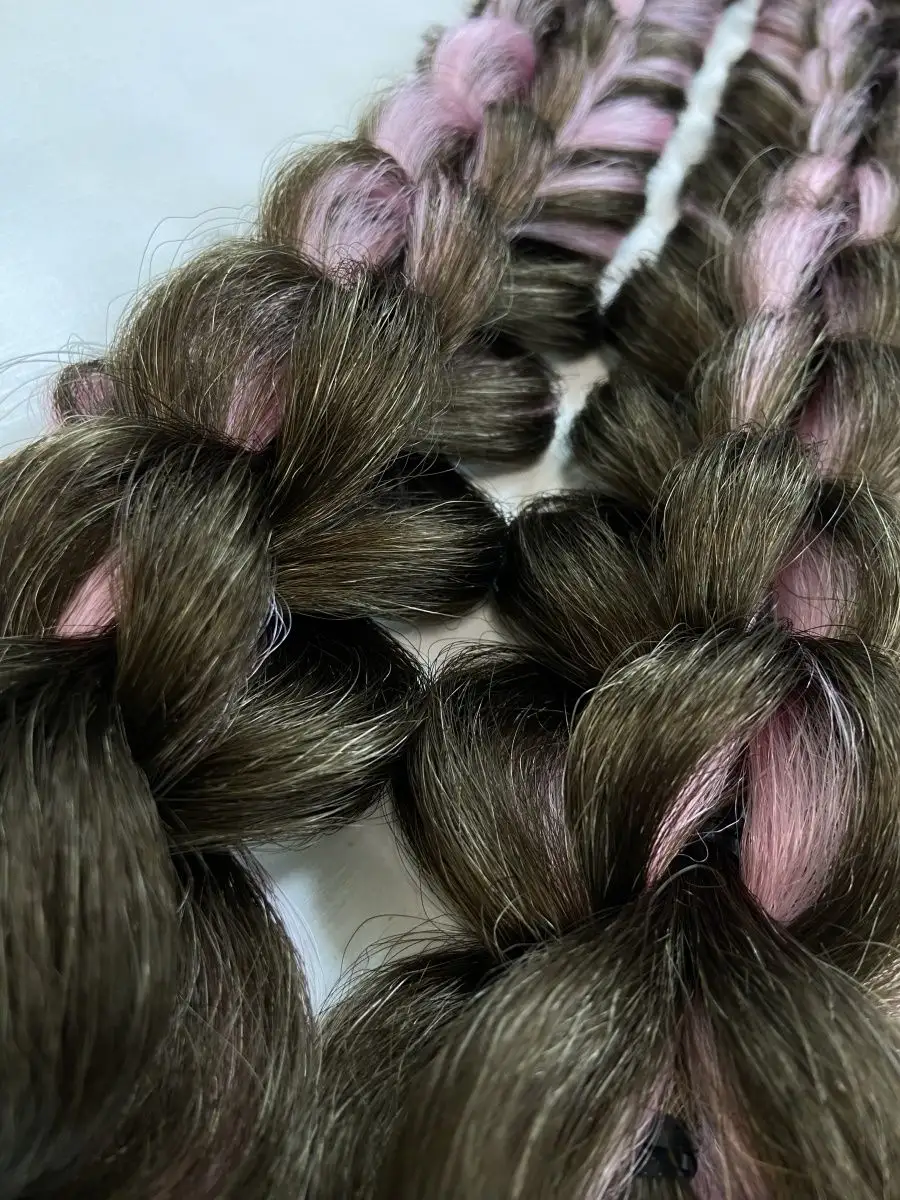 3д косы накладные на заколках