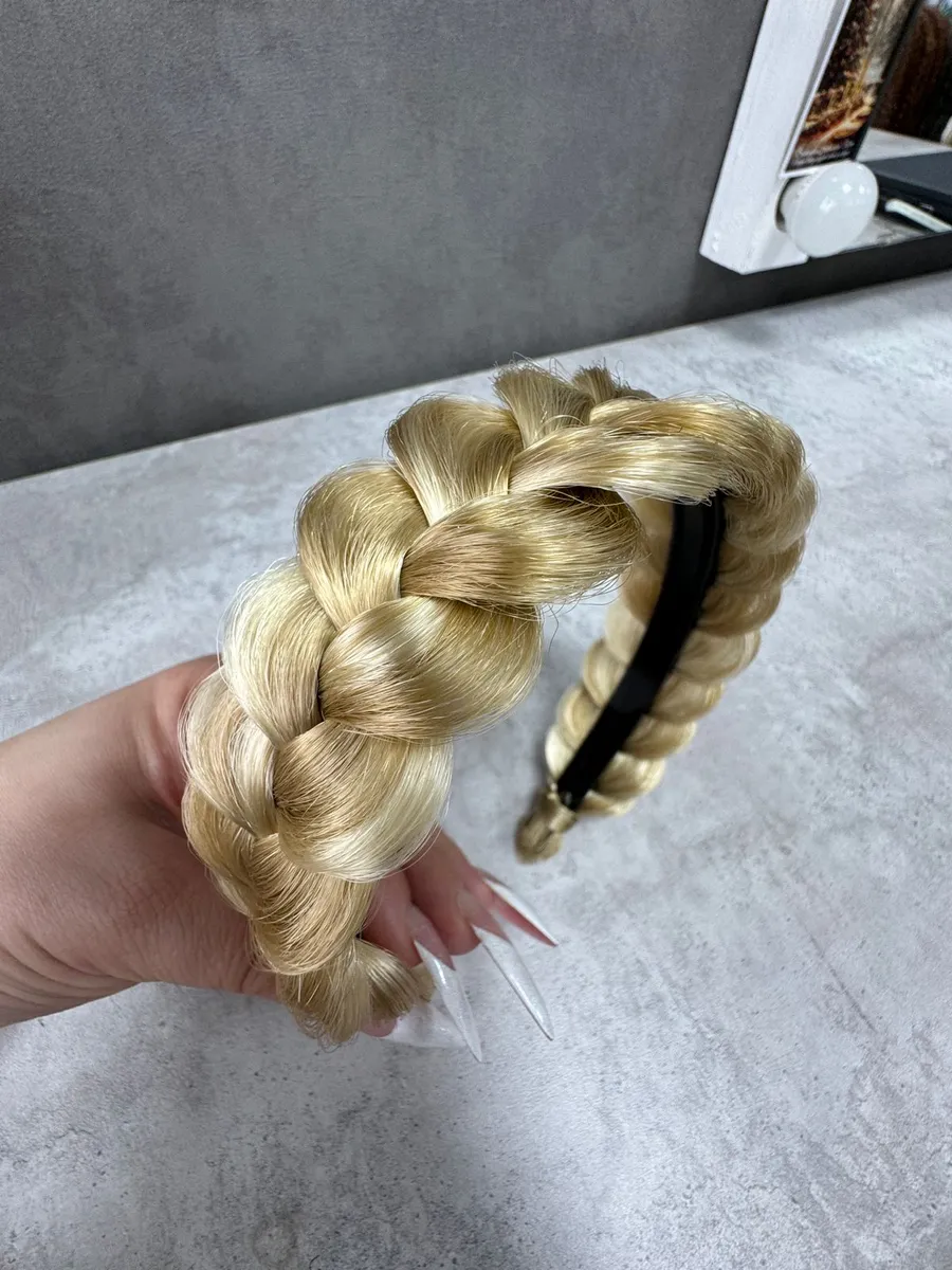 Ободок с косой