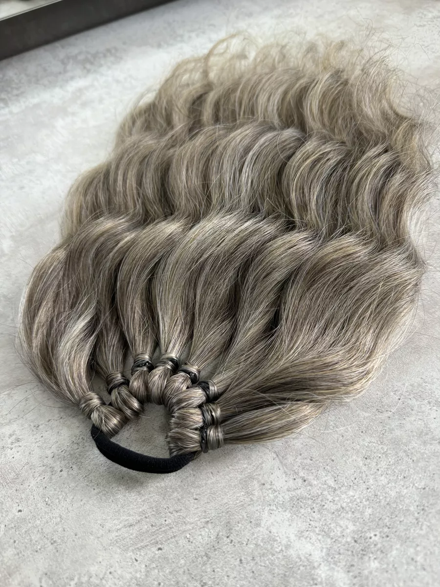 Волнистый хвост на резинке