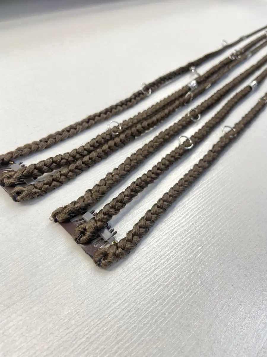 Косы на заколках