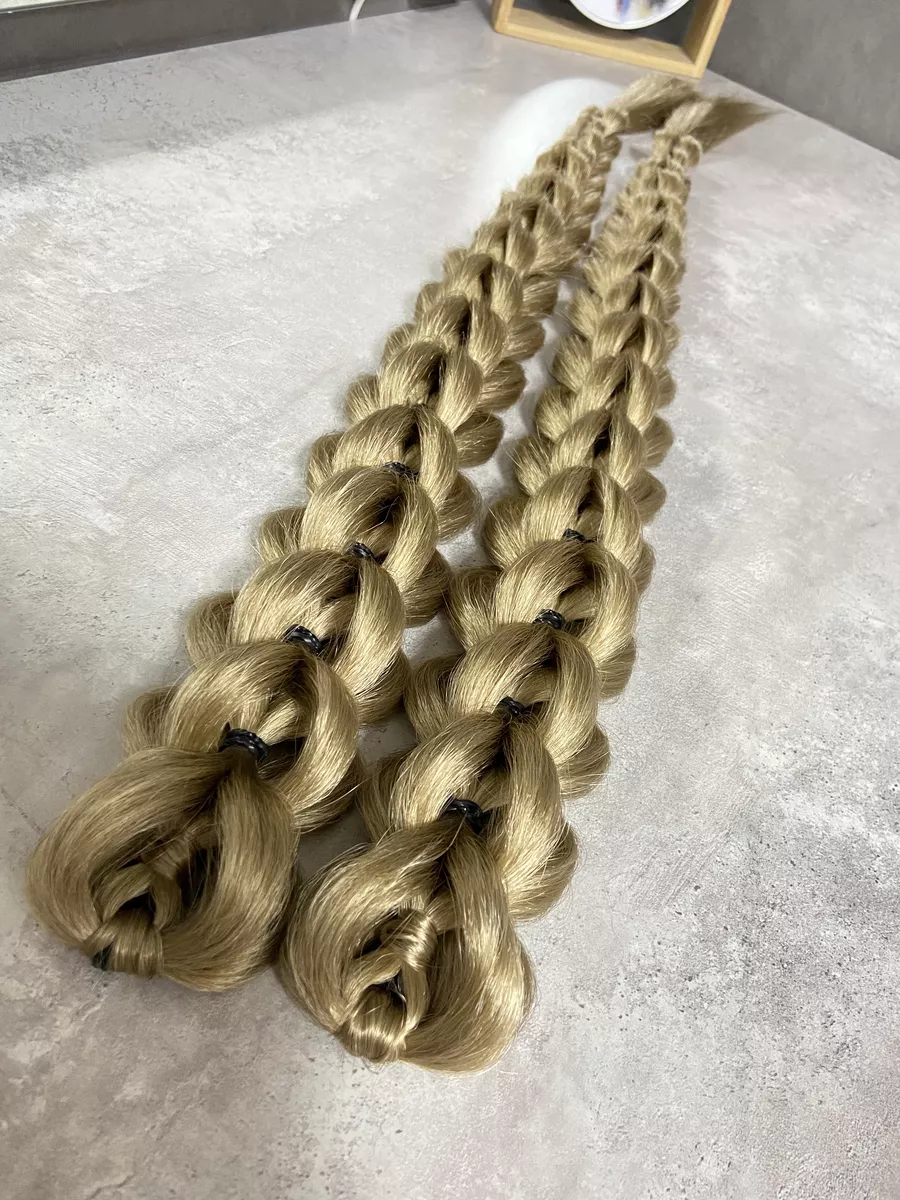 3д косы накладные на заколках