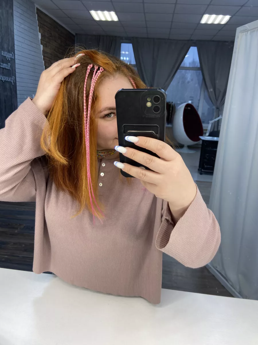 косы на заколках