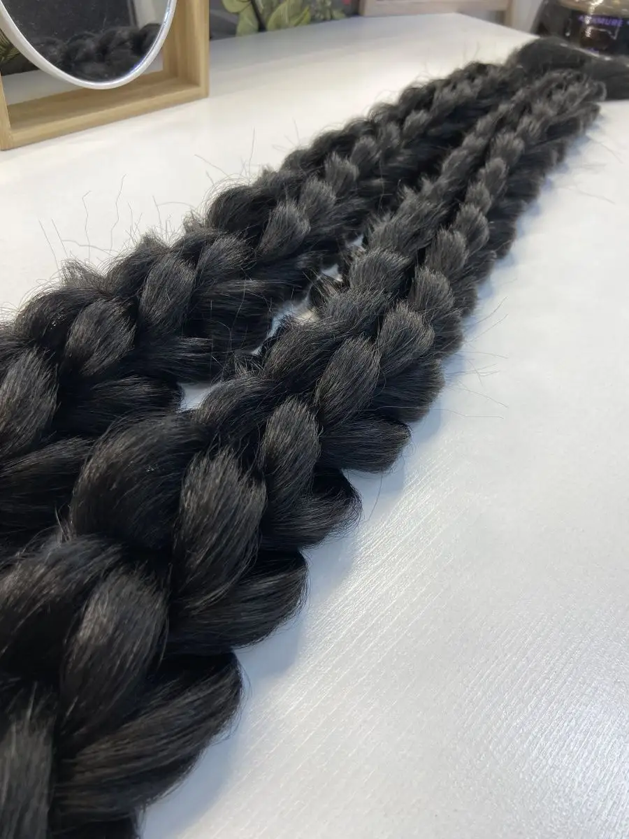 3д косы накладные на заколках