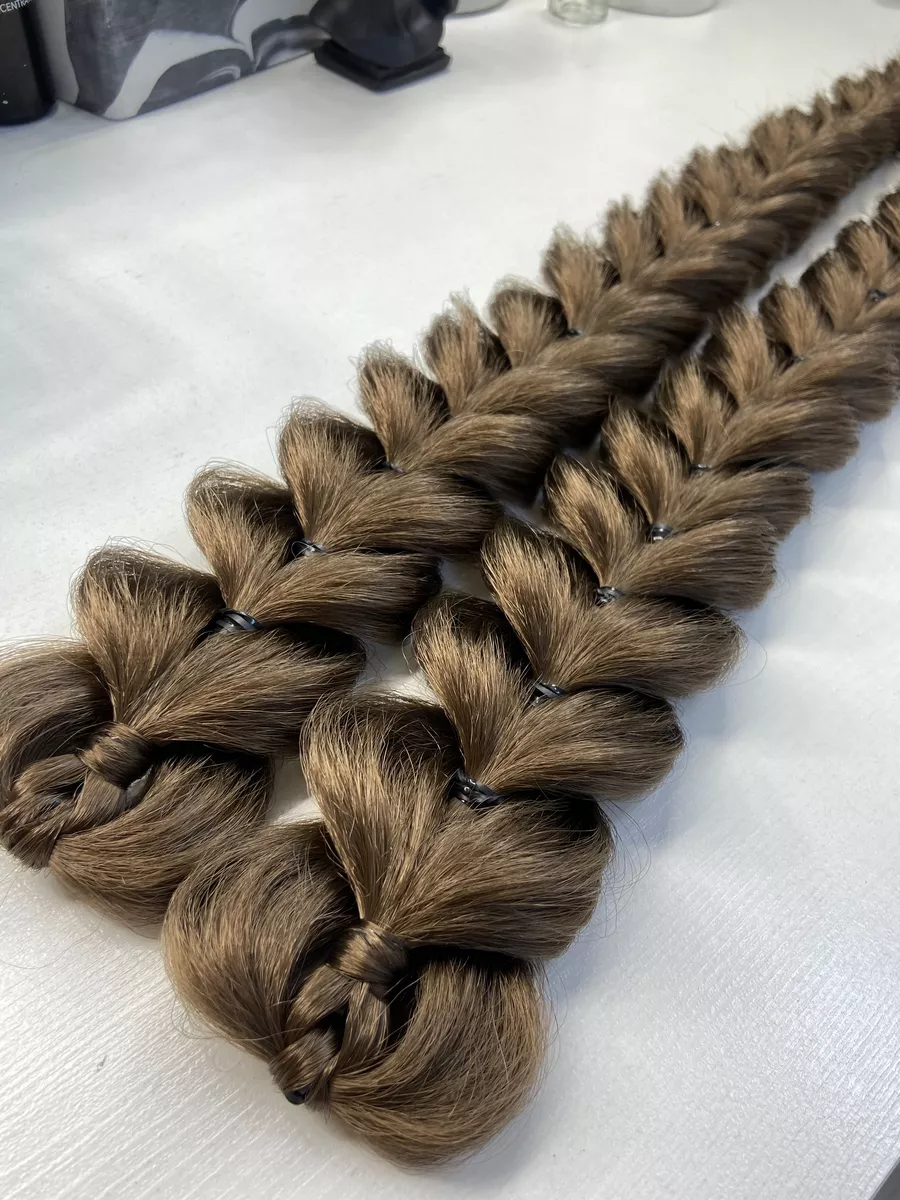 Французские косы накладные на заколках