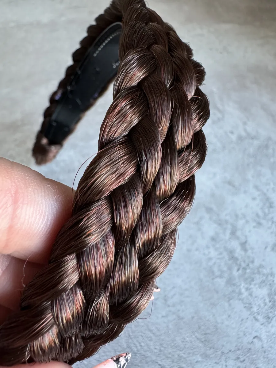 Ободок с косой