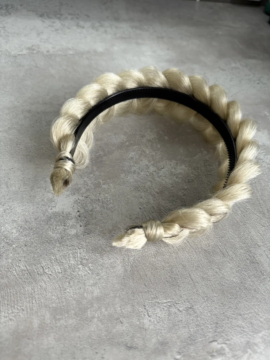 Ободок с косой