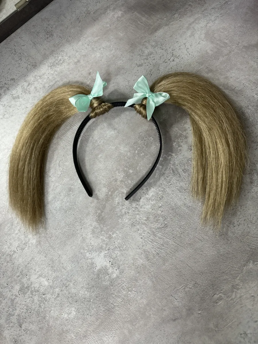 Ободок с хвостиками