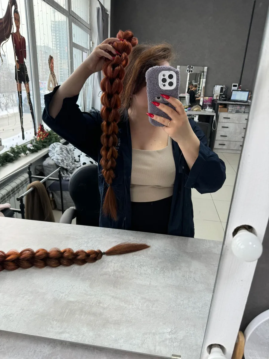 3д косы накладные на заколках