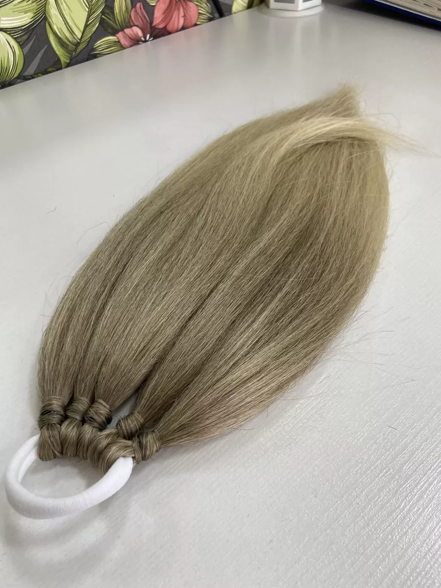 Хвост из канекалона на резинке