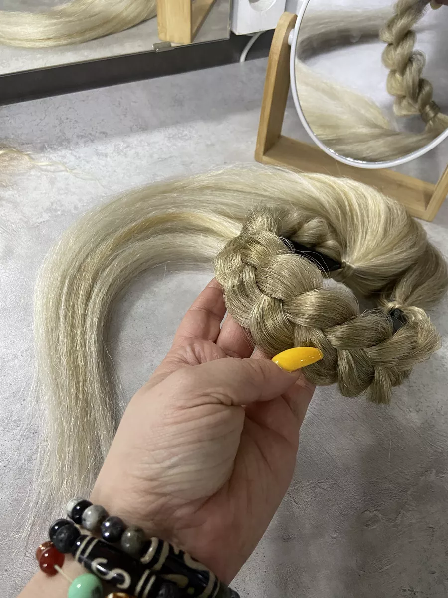 Ободок с хвостиками