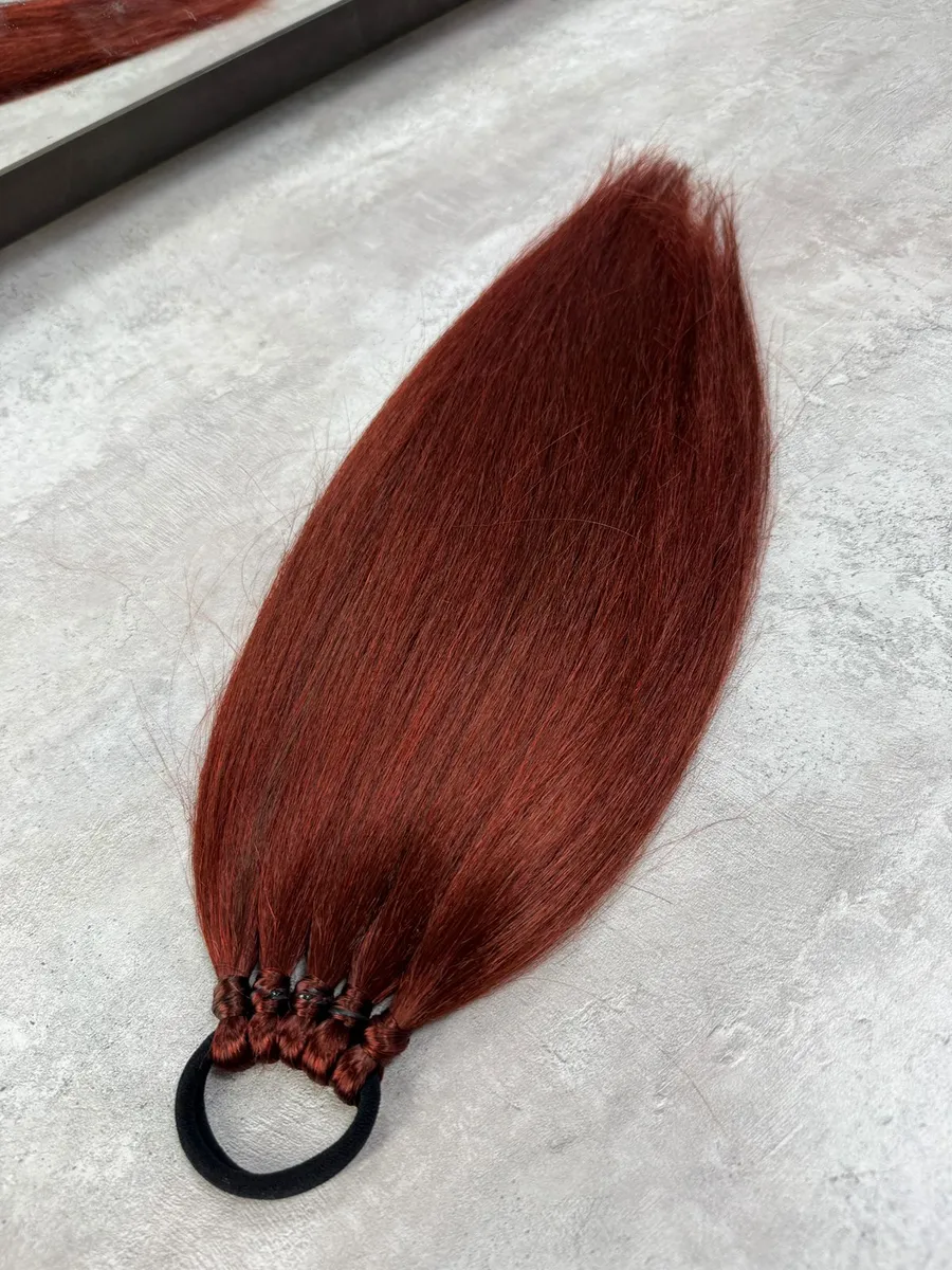 Хвост из канекалона на резинке