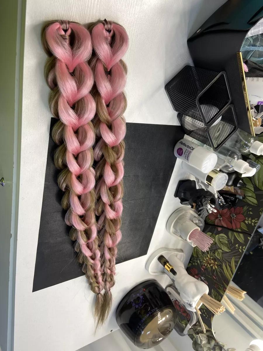 3д косы накладные на заколках