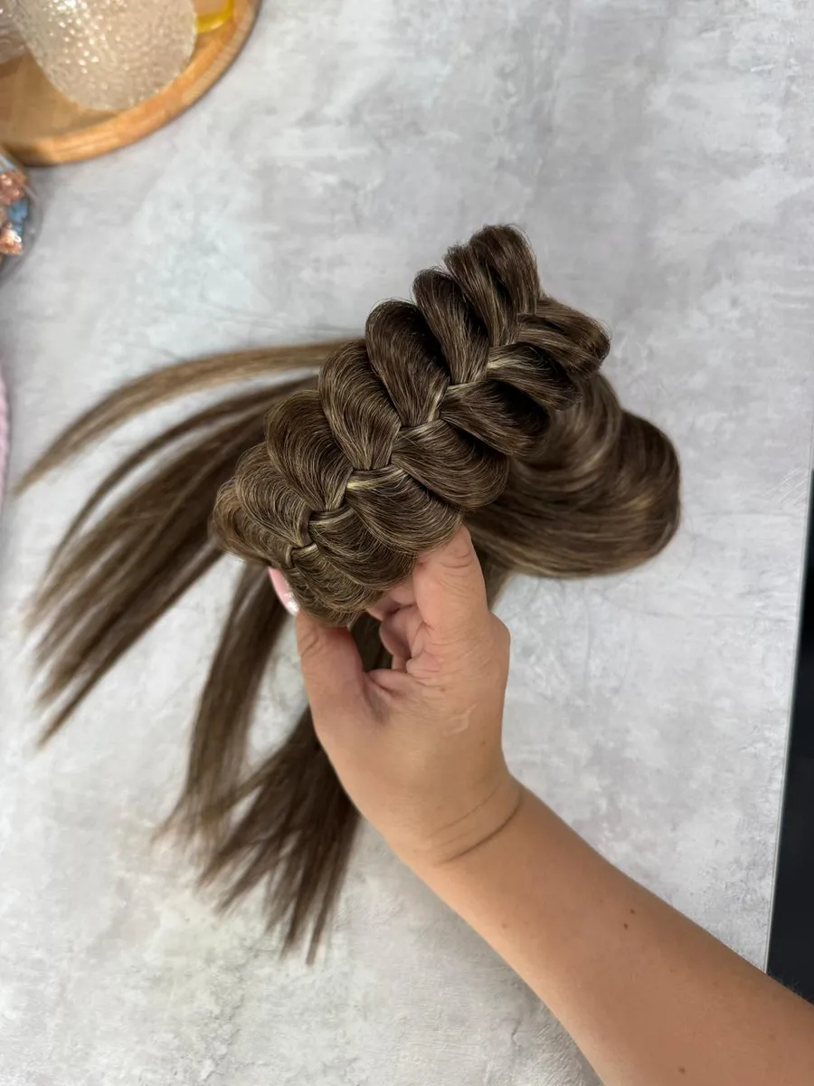 Ободок с хвостиками