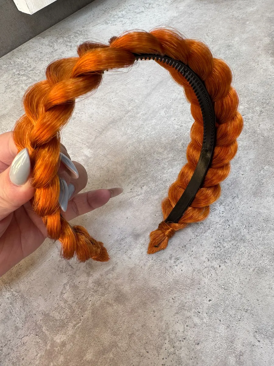 Ободок с косой