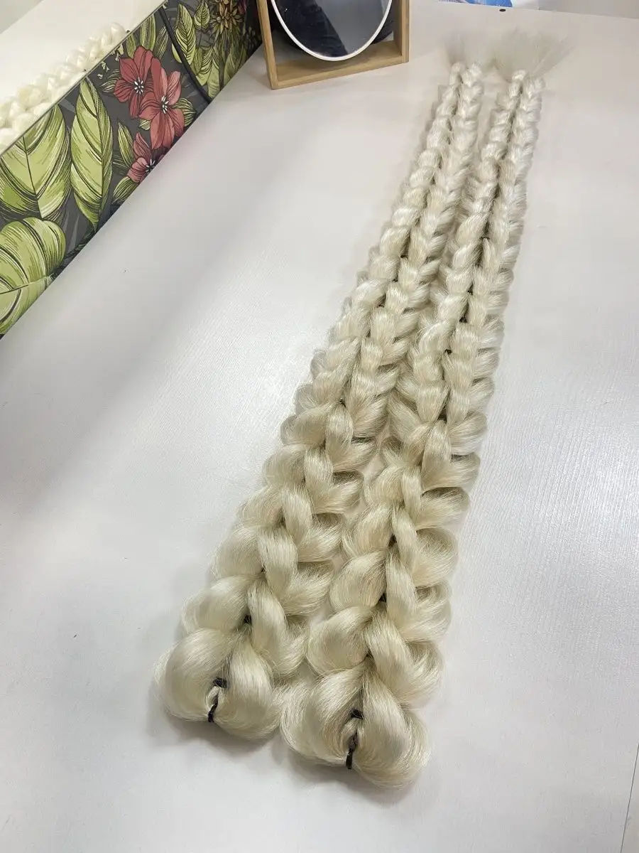 3д косы накладные на заколках