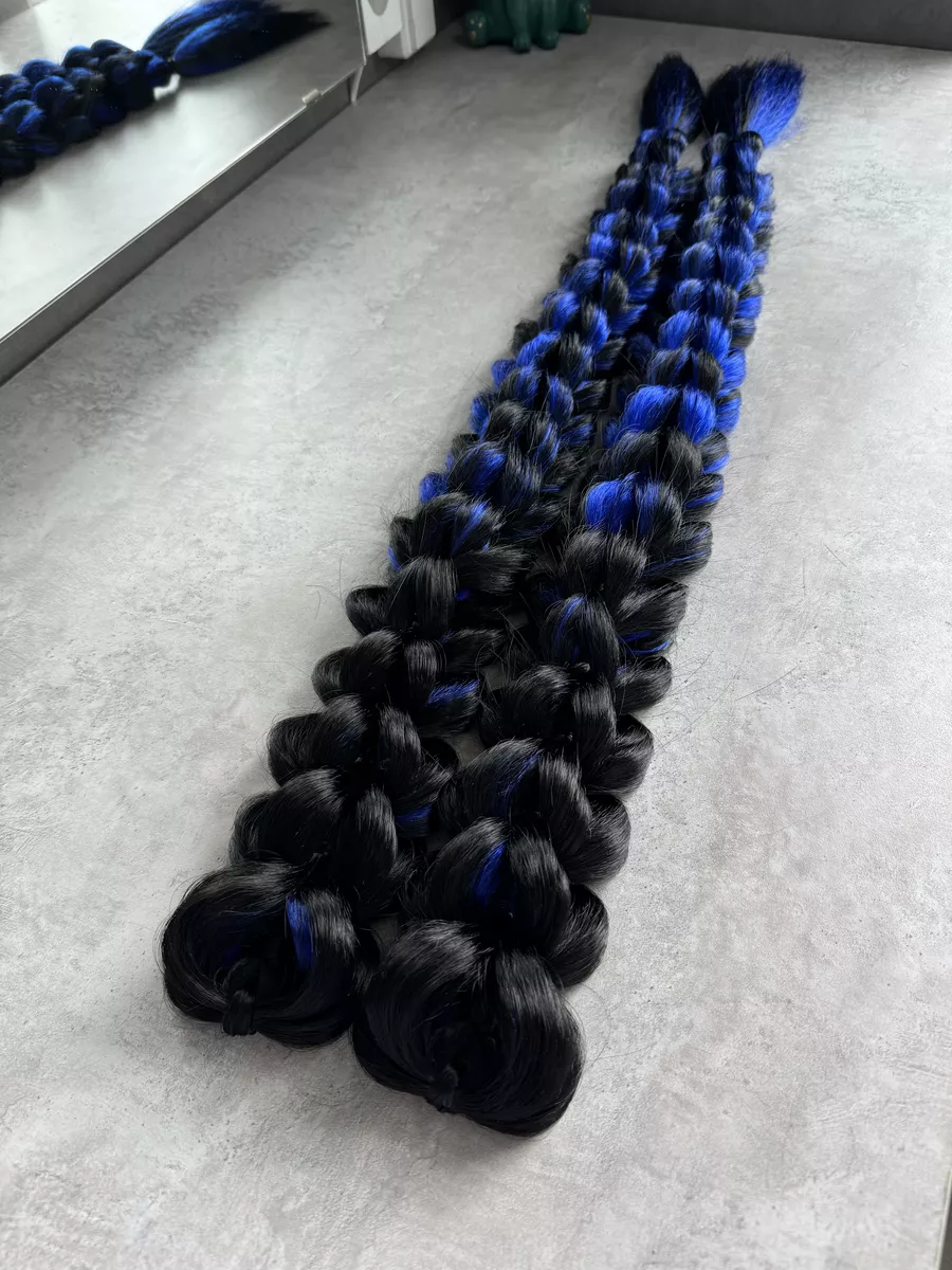 3д косы накладные на заколках