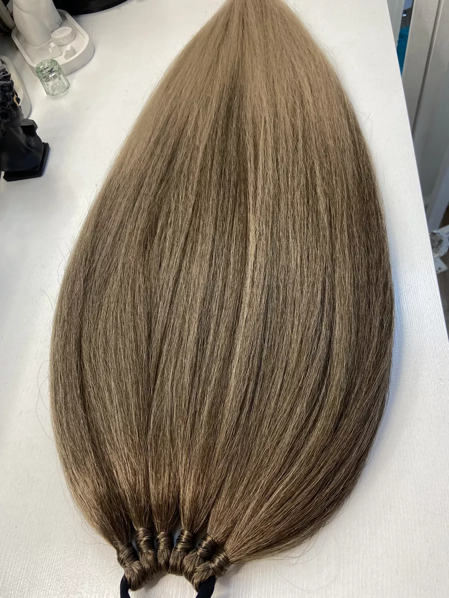 Хвост из канекалона на резинке