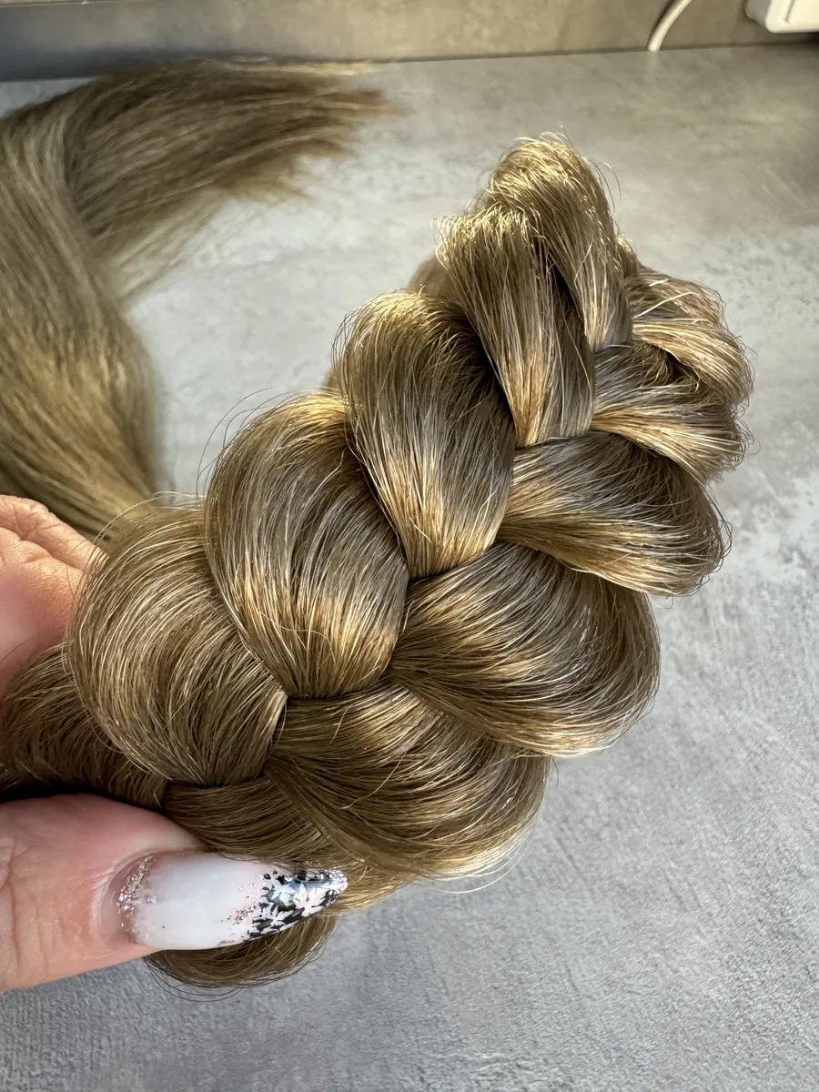 Ободок с хвостиками