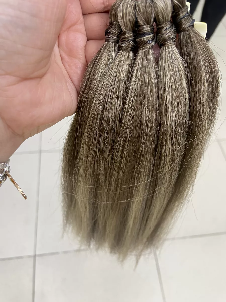 Хвост из канекалона на резинке