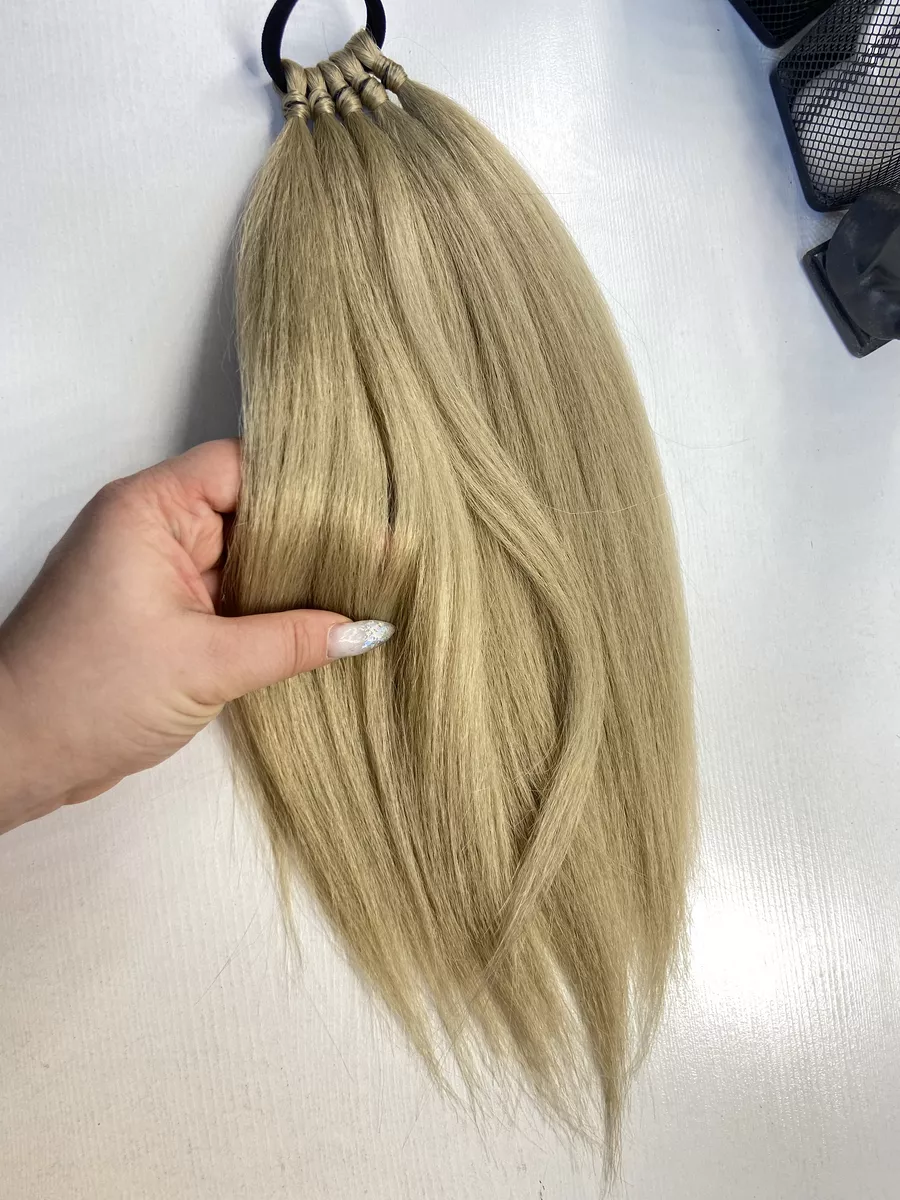 Хвост из канекалона на резинке