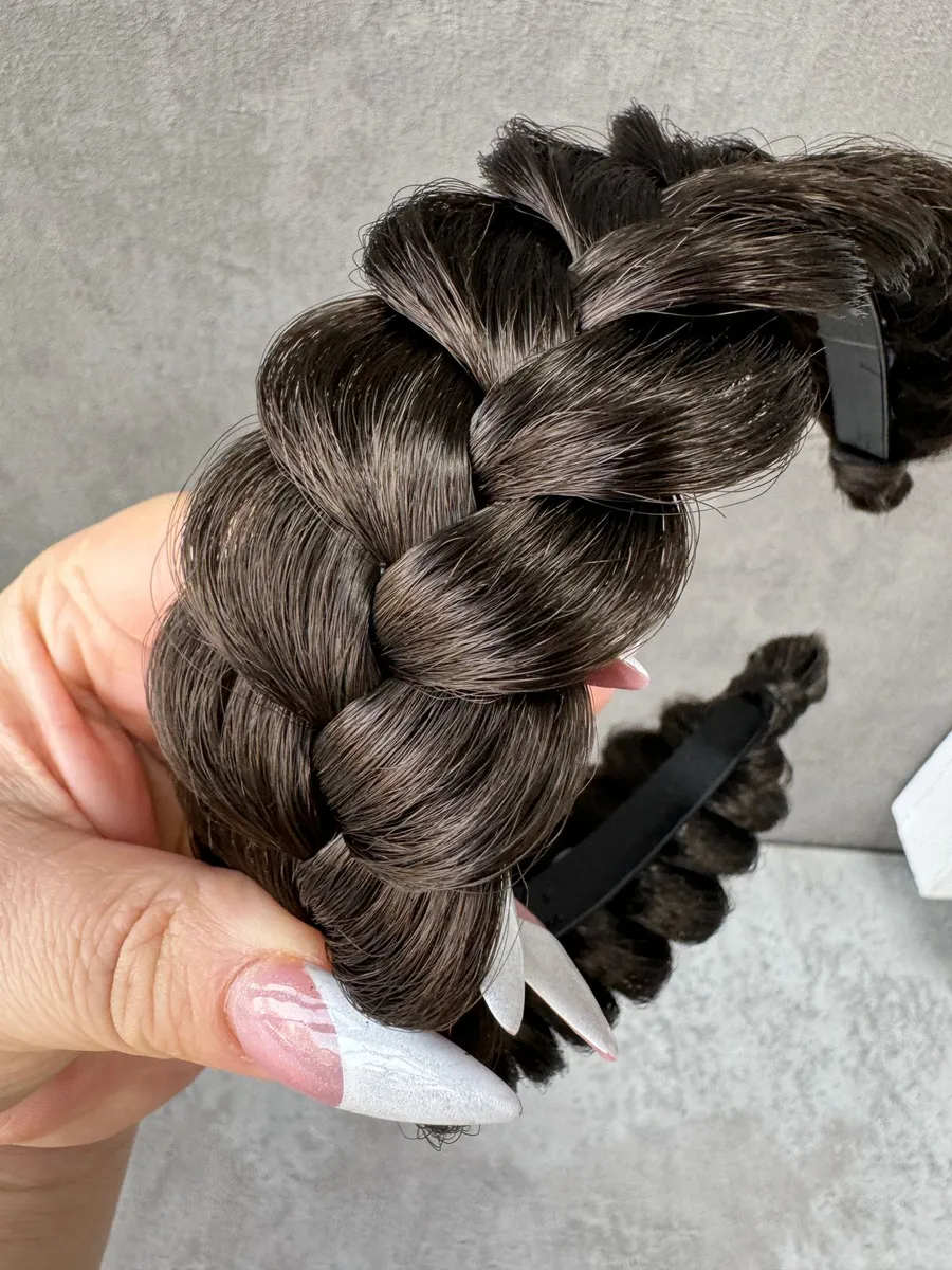 Ободок с косой