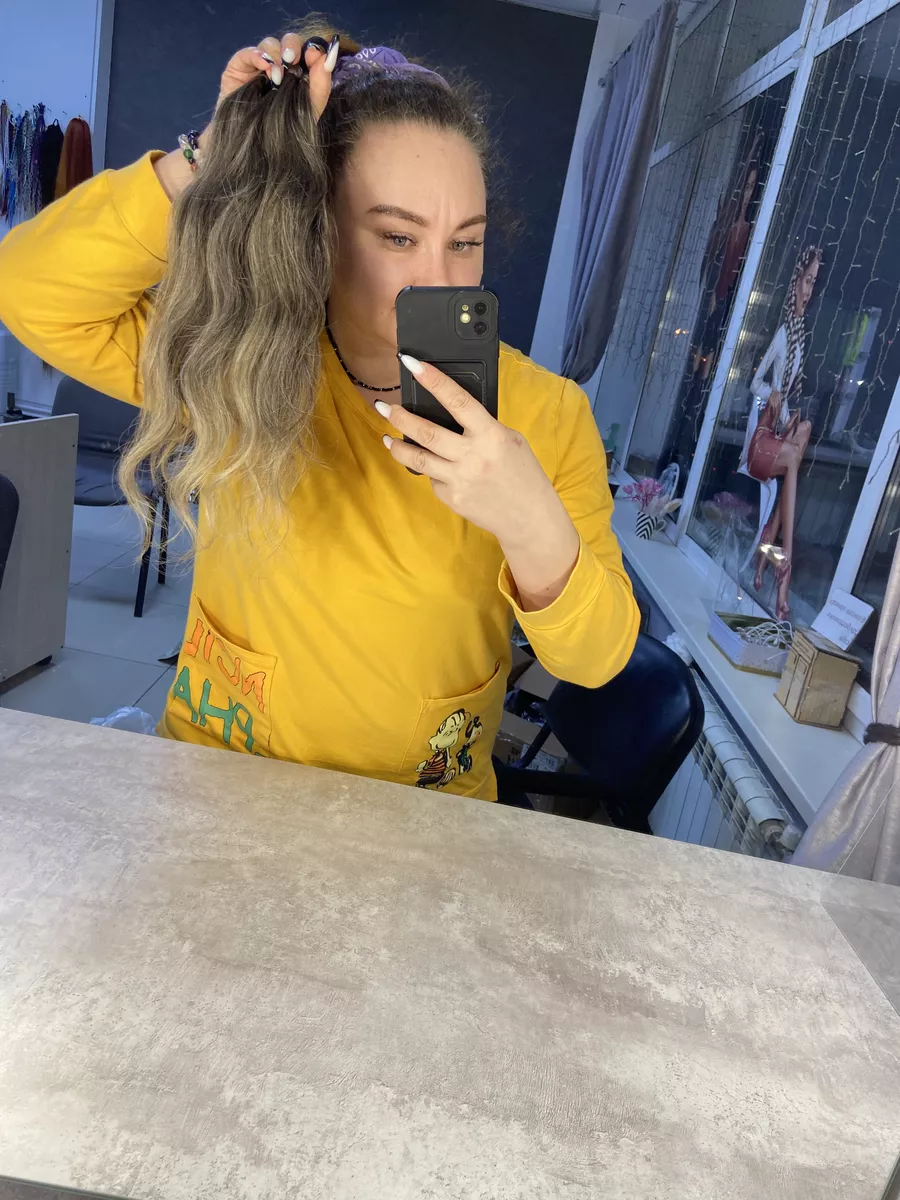 Волнистый хвост на резинке