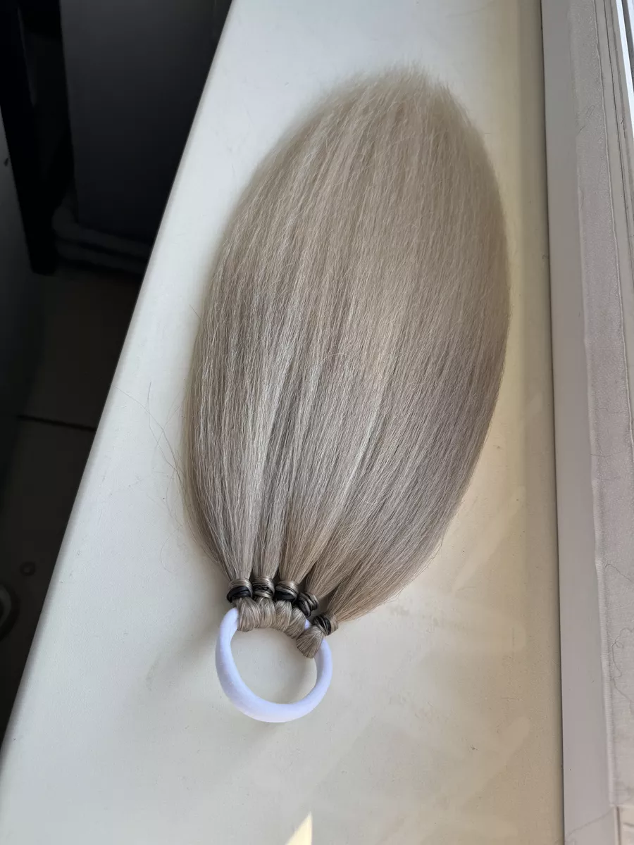 Хвост из канекалона на резинке