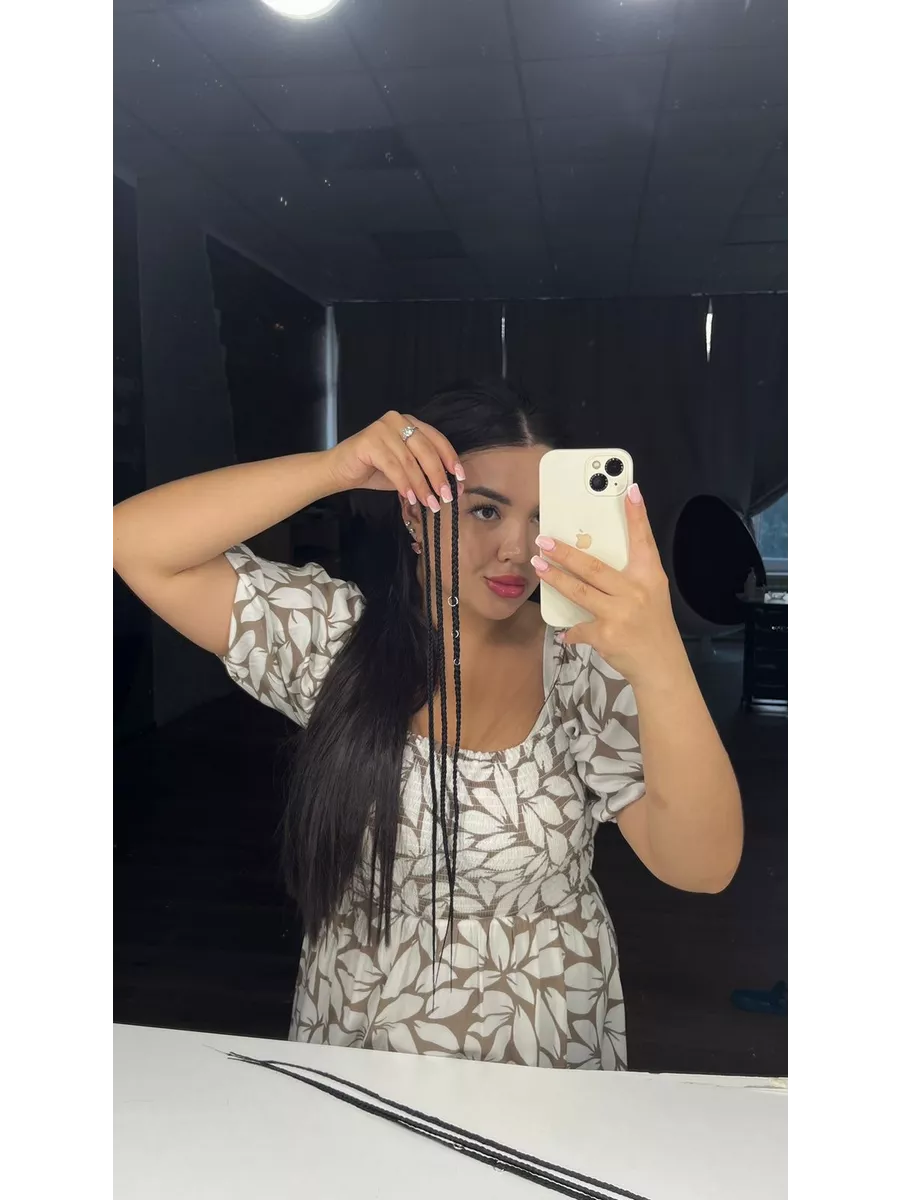 косы на заколках