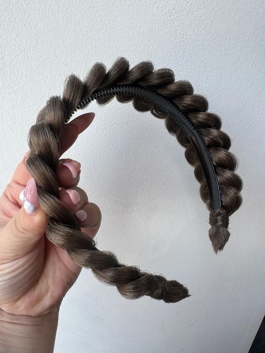 Ободок с косой