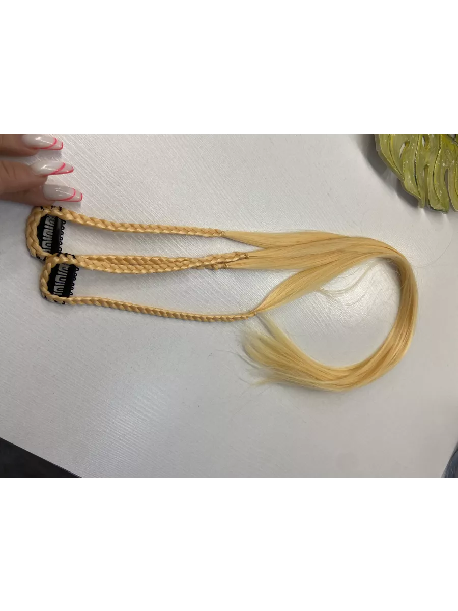 косы на заколках