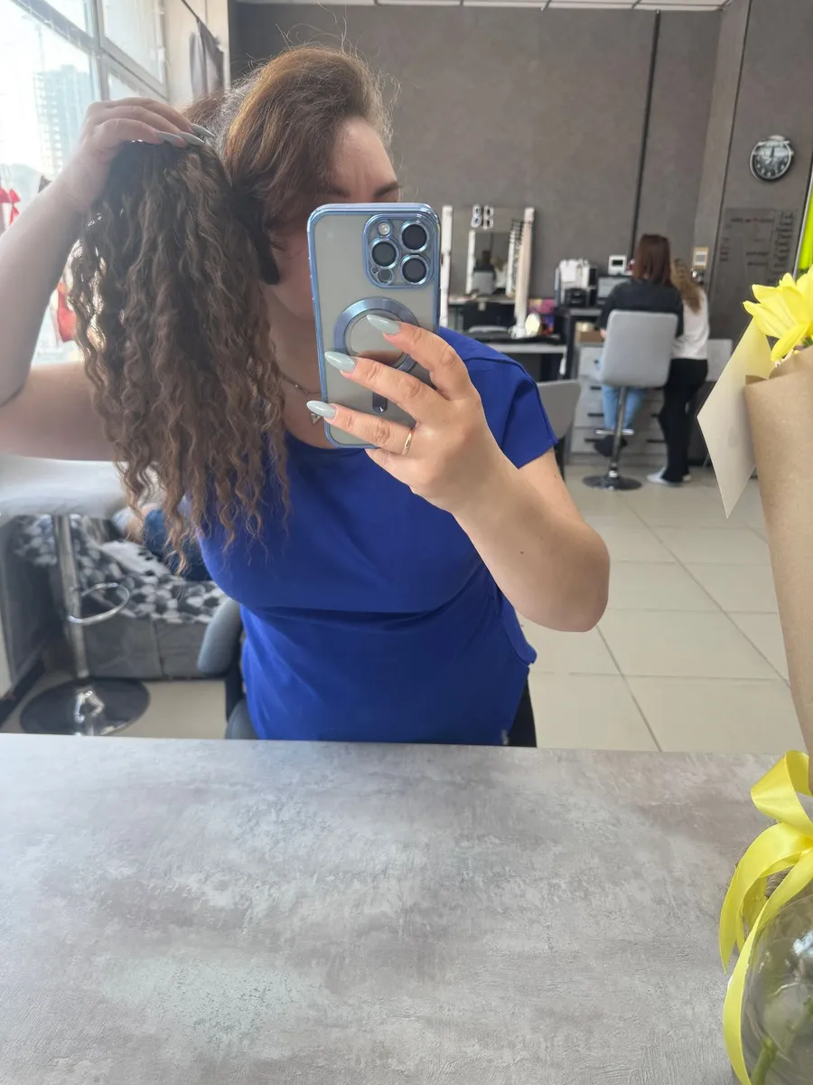 Кудрявый хвост на резинке