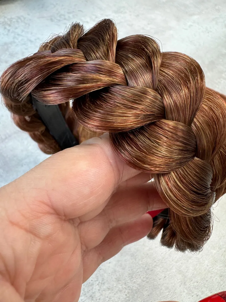 Ободок с хвостиками