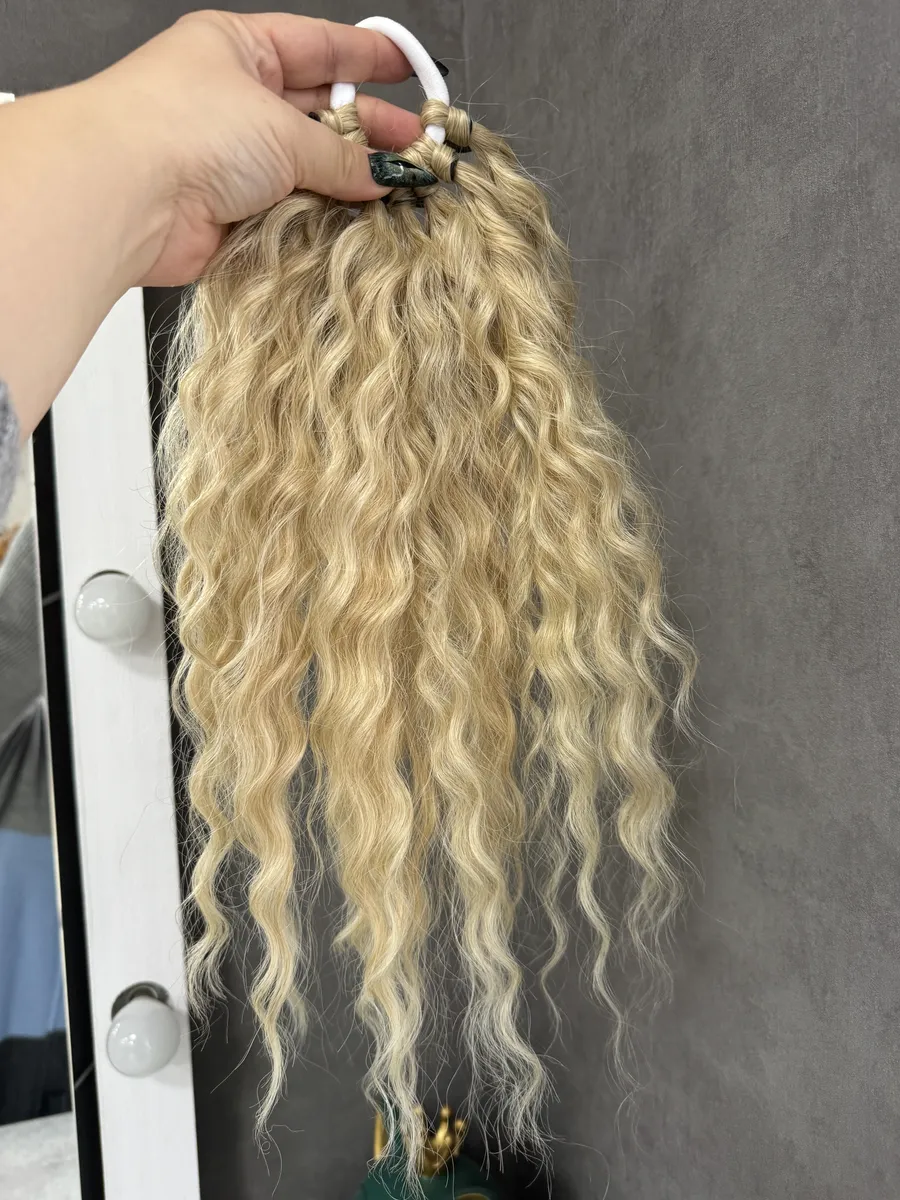 Кудрявый хвост на резинке