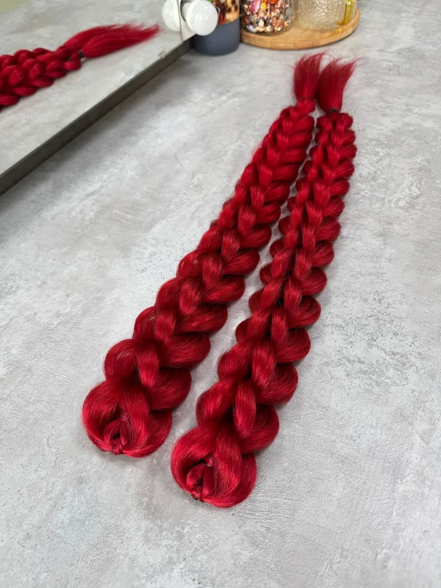 3д косы накладные на заколках