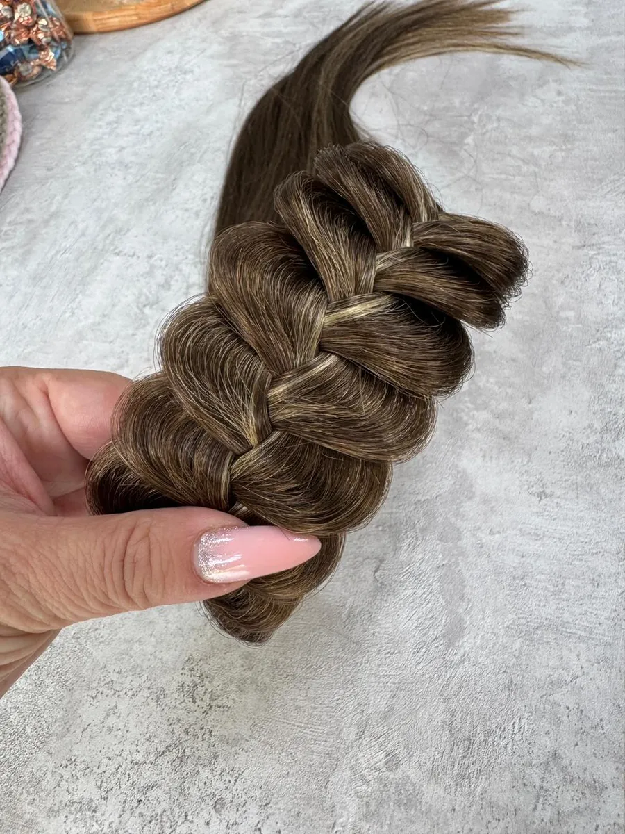 Ободок с хвостиками