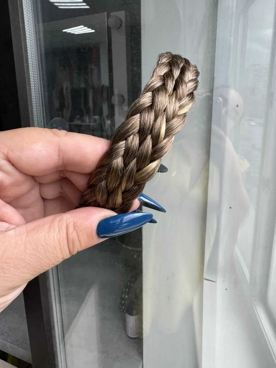 Ободок с косой