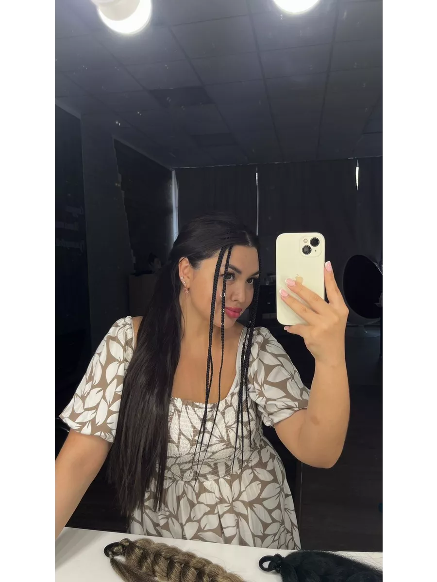 косы на заколках