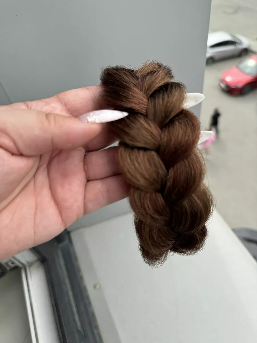 Ободок с косой