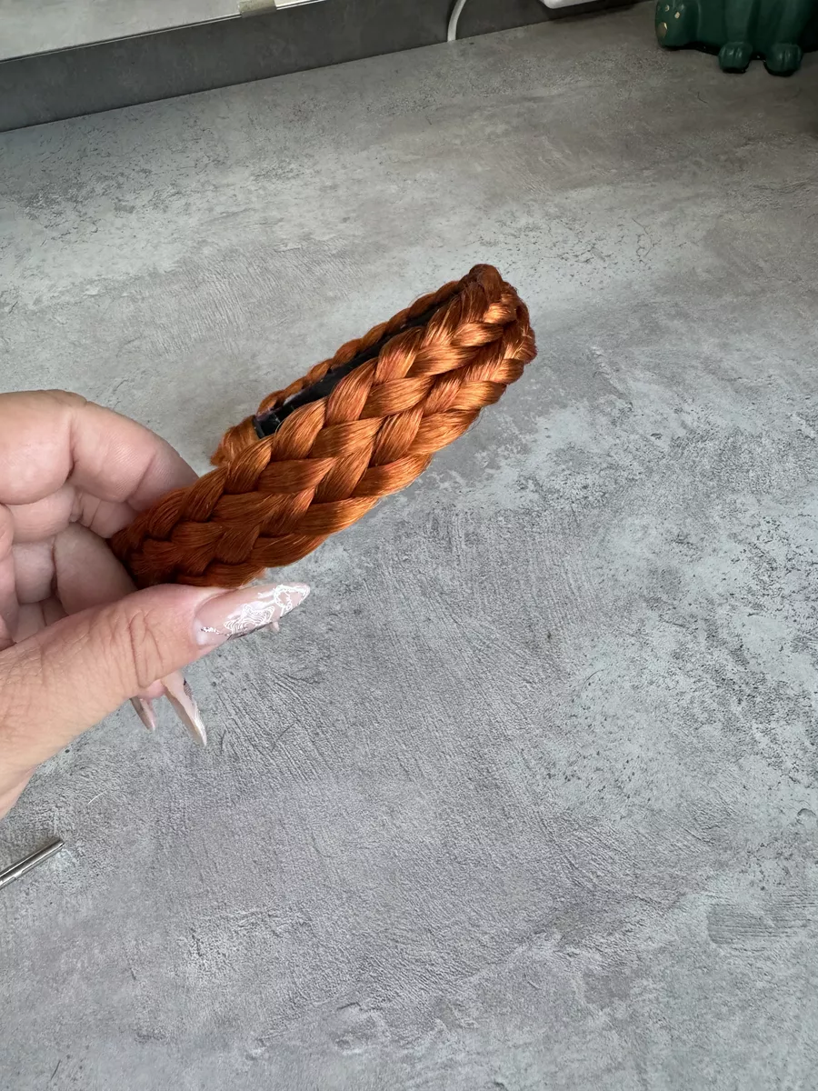 Ободок с косой