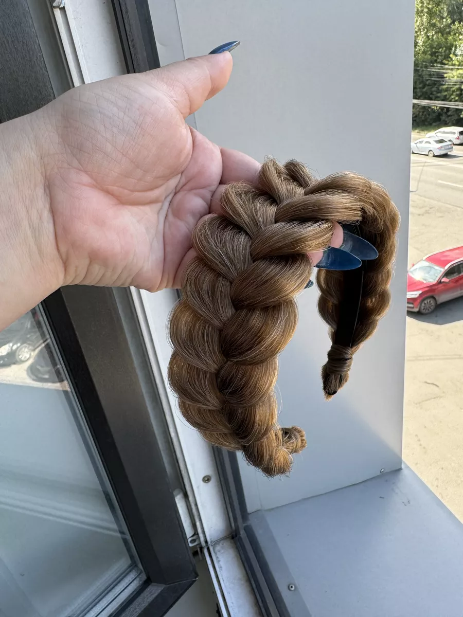 Ободок с косой