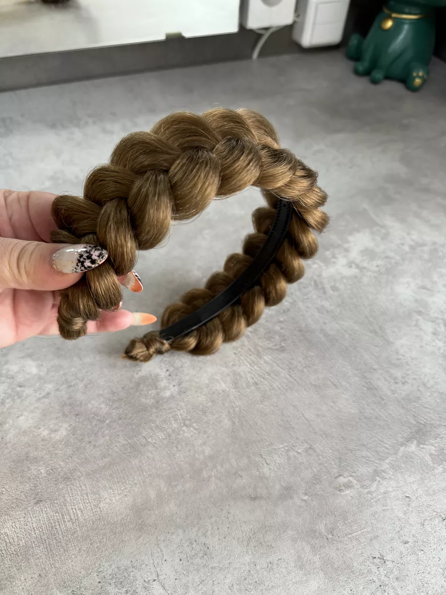 Ободок с косой