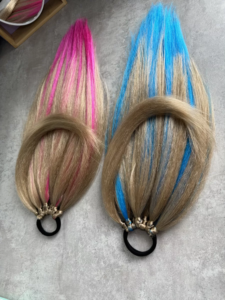 хвосты на резинке Харли Квинн