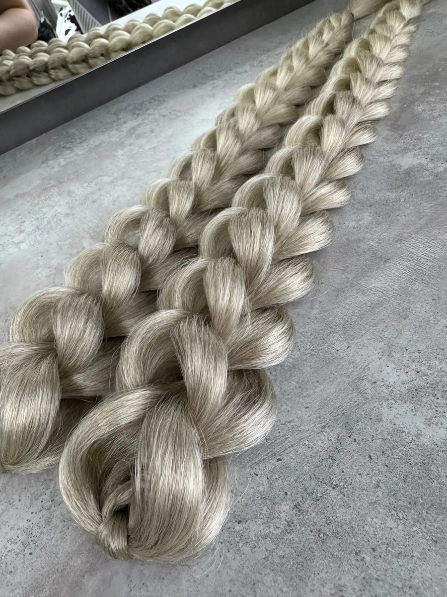 3д косы накладные на заколках