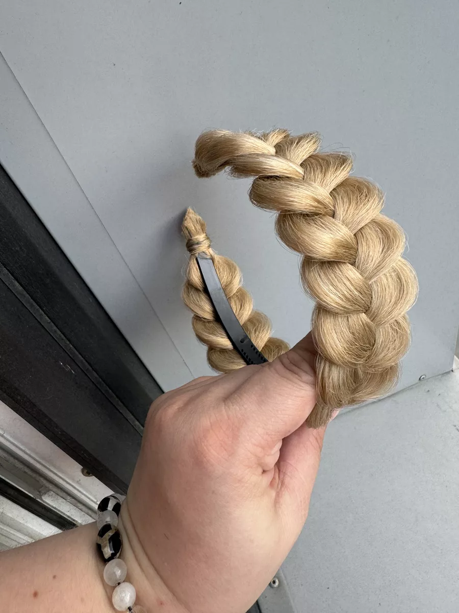 Ободок с косой