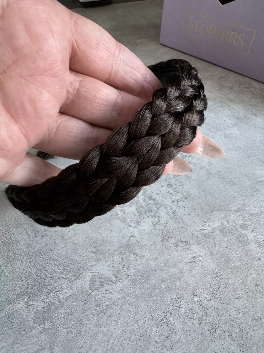 Ободок с косой