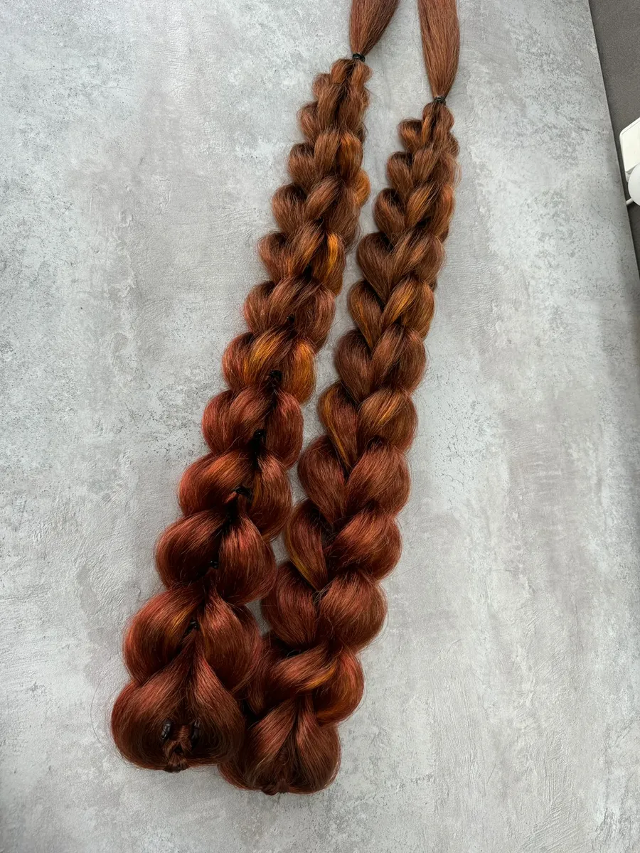 3д косы накладные на заколках