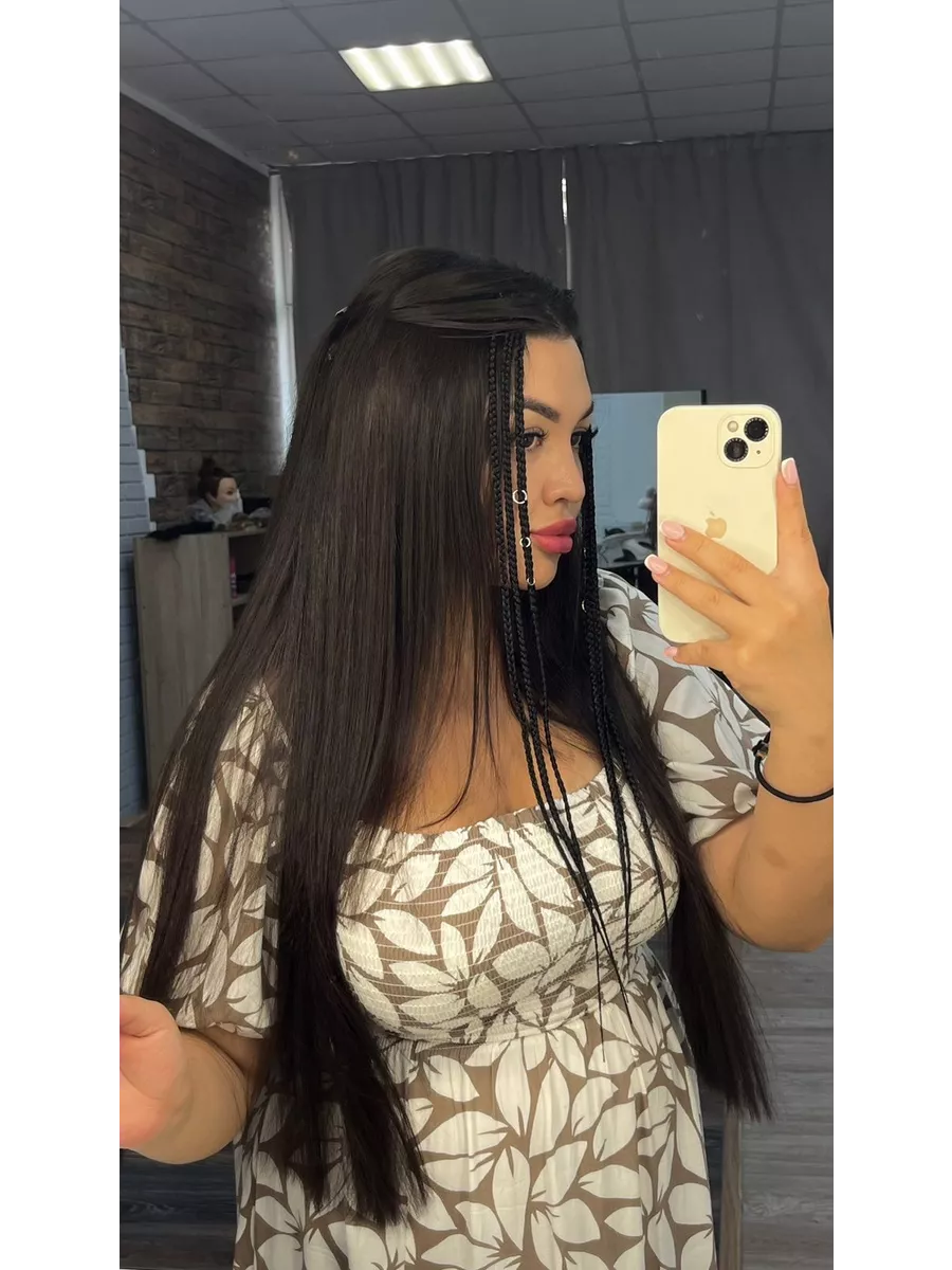 косы на заколках