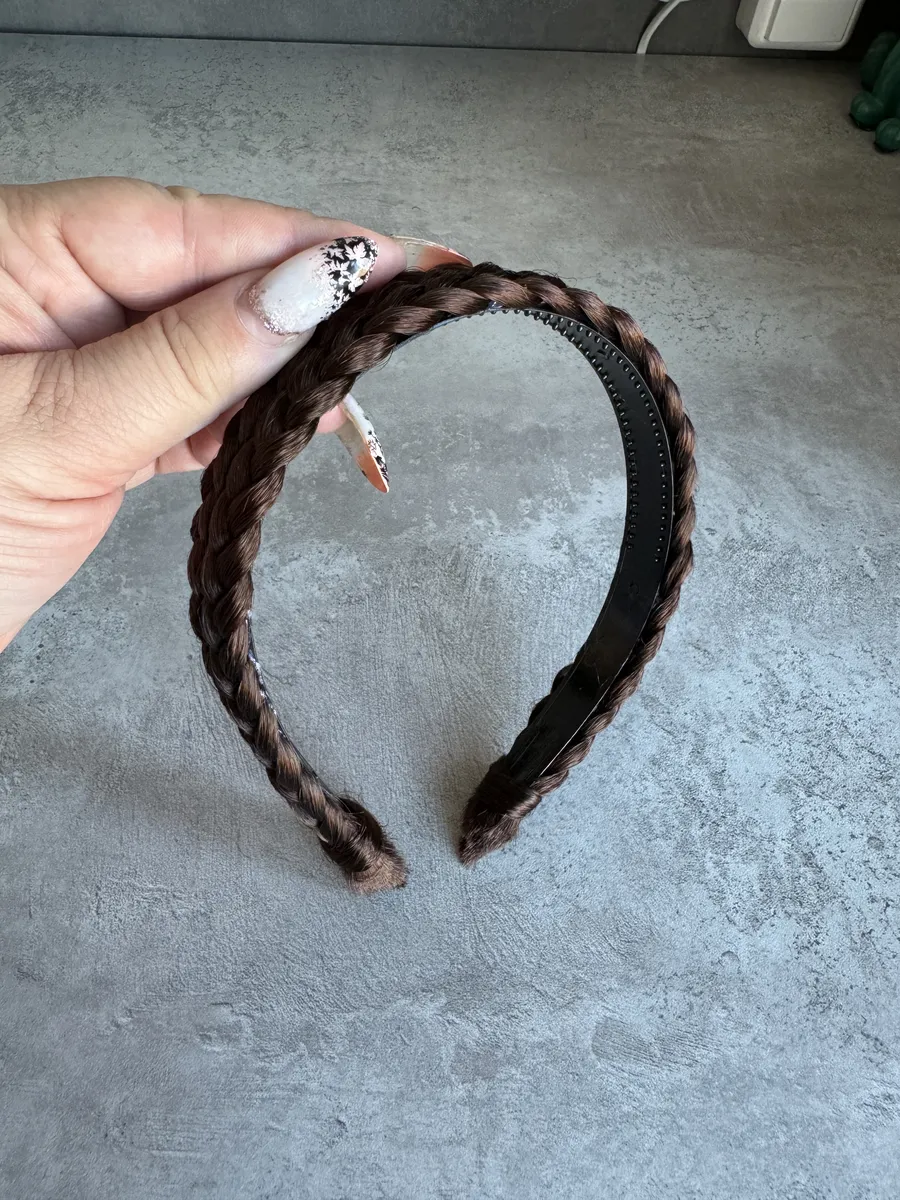 Ободок с косой