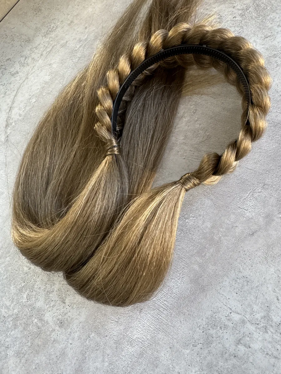 Ободок с хвостиками