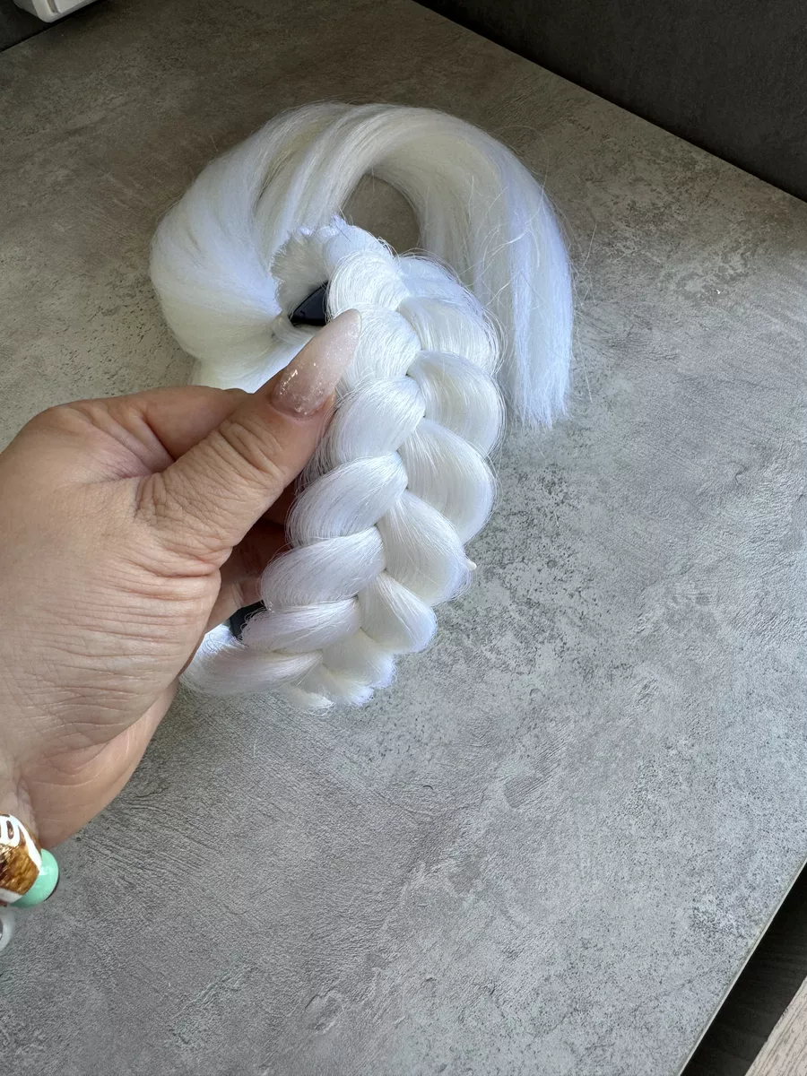 Ободок с хвостиками